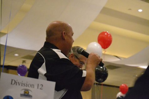 Head coach Jim Singiser, introduces his guests. 