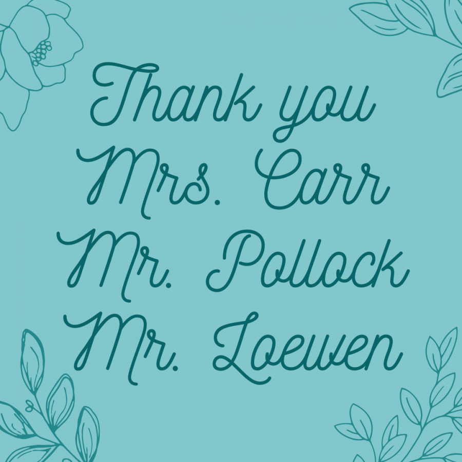 Thank you Mrs. Carr, Mr. Pollock, and Mr. Loewen